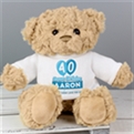 Thumbnail 4 - Personalised 40th Birthday Balloon Teddy Bear