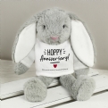 Thumbnail 1 - Personalised Hoppy Anniversary Bunny