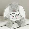 Thumbnail 9 - Personalised Like a Mum to Me Bunny Teddy