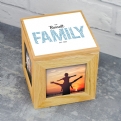 Thumbnail 1 - Personalised Family Name Photo Cube