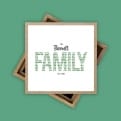 Thumbnail 4 - Personalised Family Name Photo Cube