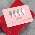 Thumbnail 1 - Personalised Mum By My Side Wallet Insert