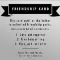 Thumbnail 7 - Personalised Friendship Perks Wallet/Purse Insert