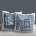 Thumbnail 9 - 10 Things I Love About You Personalised Cushion