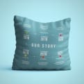 Thumbnail 2 - Personalised Our Story Cushion