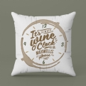 Thumbnail 1 - "It's Always Wine O'Clock..." Personalised White Wine Cushion