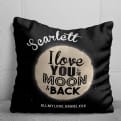 Thumbnail 1 - Personalised Love You to the Moon and Back Cushion