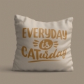 Thumbnail 4 - Everyday is Caturday Cushion