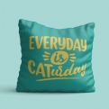 Thumbnail 5 - Everyday is Caturday Cushion