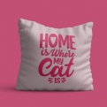 Thumbnail 6 - Home Is Where My Cat Is Cushion