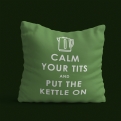 Thumbnail 8 - Funny Keep Calm and Put the Kettle On Cushion