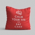 Thumbnail 5 - Funny Keep Calm and Eat Cake Cushion