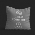 Thumbnail 6 - Funny Keep Calm and Eat Cake Cushion