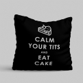 Thumbnail 7 - Funny Keep Calm and Eat Cake Cushion
