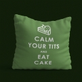 Thumbnail 8 - Funny Keep Calm and Eat Cake Cushion