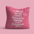 Thumbnail 4 - Punching People is Frowned Upon Funny Cushion