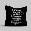 Thumbnail 5 - Punching People is Frowned Upon Funny Cushion