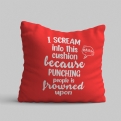 Thumbnail 7 - Punching People is Frowned Upon Funny Cushion