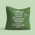 Thumbnail 8 - Punching People is Frowned Upon Funny Cushion