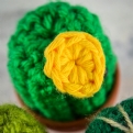 Thumbnail 7 - Handmade Mini Crochet Cactus Trio