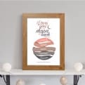 Thumbnail 2 - I Love You to the Moon and Back Personalised Print