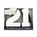 Thumbnail 4 - 21st Birthday Wooden Numbers and Pen