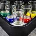 Thumbnail 4 - Pool Shot Glasses Set of 6 with Rack Tray