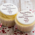Thumbnail 2 - Personalised Valentines Cupcake Toppers 