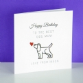 Thumbnail 5 - Personalised Dog Mum Birthday Card from the Dog