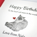 Thumbnail 6 - Personalised Photo Upload Birthday Card from the Cat
