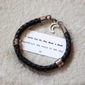 Thumbnail 1 - Moon and Back Wristband With Personalised Gift Box