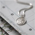 Thumbnail 1 - Sterling Silver St Christopher Necklace