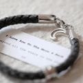 Thumbnail 4 - Moon and Back Wristband With Personalised Gift Box