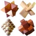 Thumbnail 1 - Wooden Puzzle Brain Teasers