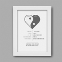 Thumbnail 9 - Personalised Yin & Yang Heart Print