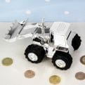 Thumbnail 3 - Silver Plated Personalised Tractor Money Box