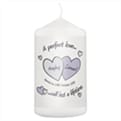 Thumbnail 2 - Personalised Wedding Candle - Perfect Love
