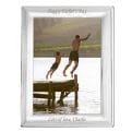 Thumbnail 5 - Silver Plated Personalised Photo Frame 7 x 5