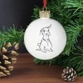 Thumbnail 4 - Personalised Bunny Bauble