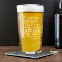 Thumbnail 1 - He Is' Personalised Pint Glass