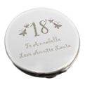 Thumbnail 3 - Personalised 18th Birthday Compact with Butterfly Design