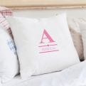 Thumbnail 1 - Personalised Pink Initial Cushion Cover