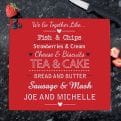 Thumbnail 1 - We Go Together Like... Personalised Glass Chopping Board