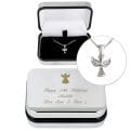 Thumbnail 2 - Angel Confirmation Necklace With Personalised Box