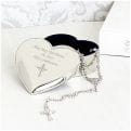 Thumbnail 4 - Rosary Beads with Personalised Cross Heart Trinket