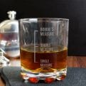 Thumbnail 1 - measures engraved whiskey glass