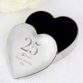Thumbnail 4 - Personalised 50th Birthday Heart Trinket Box