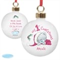 Thumbnail 2 - Me To You Personalised First Christmas Bauble