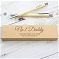Thumbnail 8 - Personalised Wooden Pen and Pencil Box Set