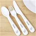 Thumbnail 1 - Personalised First Cutlery Set with Elephant Design
